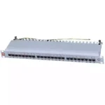 Netiks patch panel 19/1U 24&times; RJ-45 STP CAT 6A Fully Shielded