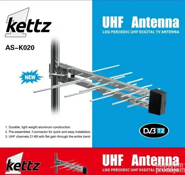Spoljna antena Kettz AS-K020 TV/FM/T2
