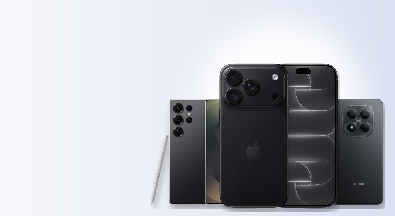 Mobilni telefoni Apple, Samsung, Xiaomi